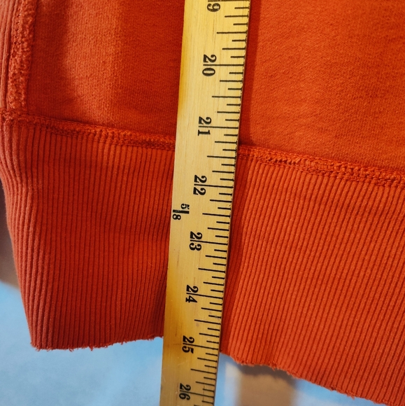 VTG American Eagle Wome Y2K Distressed Heavyweight Hoodie Sweatshirt Sz XS/TP - Picture 5 of 7